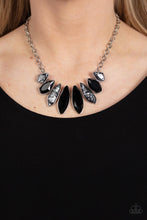 Load image into Gallery viewer, Open Door Jewelry - Crystallized Couture - Black Necklace - Paparazzi Accessories
