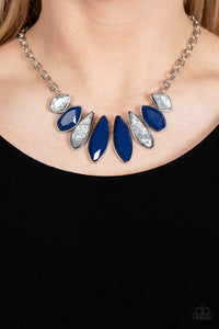 Open Door Jewelry - Crystallized Couture - Blue Necklace - Paparazzi Accessories