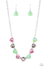 Load image into Gallery viewer, five-dollar-jewelry-dreamy-drama-green-necklace-paparazzi-accessories
