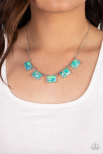 Load image into Gallery viewer, Open Door Jewelry - Opalescent Oblivion - Blue Necklace - Paparazzi Accessories
