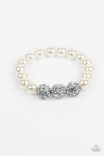 Load image into Gallery viewer, five-dollar-jewelry-breathtaking-ball-white-bracelet-paparazzi-accessories
