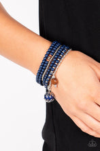 Load image into Gallery viewer, Open Door Jewelry - Epic Escapade - Blue Bracelet - Paparazzi Accessories
