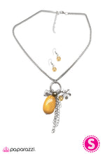 Load image into Gallery viewer, Open Door Jewelry - See How High You Can Fly - Yellow Necklace - Paparazzi Accessories
