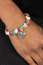 Load image into Gallery viewer, Open Door Jewelry - Stony-Hearted - Multi Bracelet - Paparazzi Accessories
