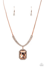 Load image into Gallery viewer, five-dollar-jewelry-fit-for-a-drama-queen-copper-necklace-paparazzi-accessories
