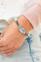 Load image into Gallery viewer, Open Door Jewelry - Bedouin Bloom - Blue Bracelet - Paparazzi Accessories
