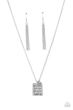 Load image into Gallery viewer, five-dollar-jewelry-divine-devotion-silver-necklace-paparazzi-accessories
