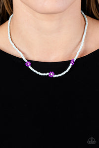 Open Door Jewelry - Bewitching Beading - Purple Necklace - Paparazzi Accessories