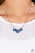 Load image into Gallery viewer, Open Door Jewelry - Flash of Fringe - Blue Necklace - Paparazzi Accessories
