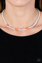 Load image into Gallery viewer, Open Door Jewelry - Bewitching Beading - Orange Necklace - Paparazzi Accessories
