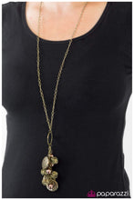 Load image into Gallery viewer, five-dollar-jewelry-sure-thing-brass-paparazzi-accessories
