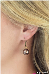 Open Door Jewelry - Sure Thing! - Brass Necklace - Paparazzi Accessories