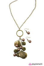 Load image into Gallery viewer, Open Door Jewelry - Sure Thing! - Brass Necklace - Paparazzi Accessories
