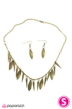 Load image into Gallery viewer, Open Door Jewelry - Jungle Cat - Brass Necklace - Paparazzi Accessories

