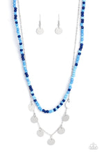 Load image into Gallery viewer, five-dollar-jewelry-comet-candy-blue-necklace-paparazzi-accessories
