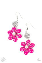 Load image into Gallery viewer, five-dollar-jewelry-bewitching-botany-pink-earrings-paparazzi-accessories
