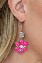 Load image into Gallery viewer, Open Door Jewelry - Bewitching Botany - Pink Earrings - Paparazzi Accessories
