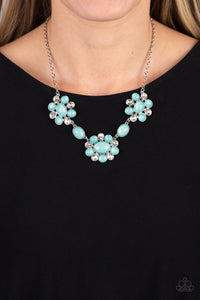 Open Door Jewelry - Your Chariot Awaits - Blue Necklace - Paparazzi Accessories