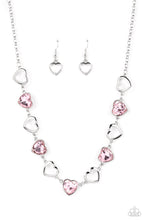 Load image into Gallery viewer, five-dollar-jewelry-contemporary-cupid-pink-necklace-paparazzi-accessories
