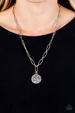 Load image into Gallery viewer, Open Door Jewelry - Stardust Saucer - White Necklace - Paparazzi Accessories
