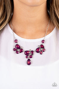 Open Door Jewelry - Everglade Escape - Purple Necklace - Paparazzi Accessories