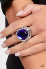 Load image into Gallery viewer, Open Door Jewelry - Smoldering Sass - Blue Ring - Paparazzi Accessories
