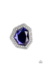 Load image into Gallery viewer, five-dollar-jewelry-smoldering-sass-blue-ring-paparazzi-accessories
