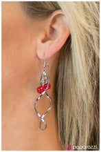 Load image into Gallery viewer, five-dollar-jewelry-suspended-in-time-red-paparazzi-accessories
