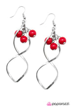 Load image into Gallery viewer, Open Door Jewelry - Suspended In Time- Red Earrings - Paparazzi Accessories
