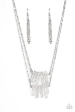 Load image into Gallery viewer, five-dollar-jewelry-crystal-catwalk-white-necklace-paparazzi-accessories
