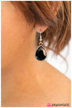 Load image into Gallery viewer, five-dollar-jewelry-lovelust-black-earrings-paparazzi-accessories
