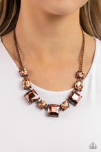 Load image into Gallery viewer, Open Door Jewelry - Elevated Edge - Copper Necklace - Paparazzi Accessories
