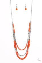 Load image into Gallery viewer, five-dollar-jewelry-newly-neverland-orange-necklace-paparazzi-accessories
