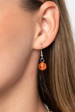 Load image into Gallery viewer, Open Door Jewelry - Newly Neverland - Orange Necklace - Paparazzi Accessories
