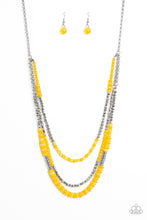 Load image into Gallery viewer, five-dollar-jewelry-newly-neverland-yellow-necklace-paparazzi-accessories
