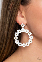 Load image into Gallery viewer, Open Door Jewelry - Daisy Meadows - White Post Earrings - Paparazzi Accessories
