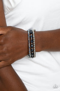 Open Door Jewelry - Celestial Chapter - Blue Bracelet - Paparazzi Accessories