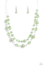 Load image into Gallery viewer, five-dollar-jewelry-parisian-pearls-green-necklace-paparazzi-accessories
