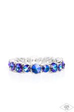 Load image into Gallery viewer, five-dollar-jewelry-born-to-bedazzle-blue-bracelet-paparazzi-accessories
