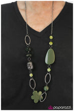 Load image into Gallery viewer, five-dollar-jewelry-tickle-your-fancy-green-necklace-paparazzi-accessories

