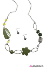 Load image into Gallery viewer, Open Door Jewelry - Tickle Your Fancy - Green Necklace - Paparazzi Accessories
