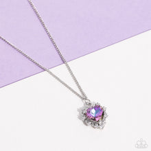 Load image into Gallery viewer, Open Door Jewelry - Be Still My Heart - Purple Necklace - Paparazzi Accessories
