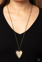 Load image into Gallery viewer, Open Door Jewelry - Stony Summer - Brass Necklace - Paparazzi Accessories
