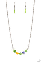 Load image into Gallery viewer, five-dollar-jewelry-bouquet-we-go-green-necklace-paparazzi-accessories
