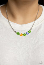 Load image into Gallery viewer, Open Door Jewelry - BOUQUET We Go - Green Necklace - Paparazzi Accessories
