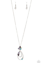 Load image into Gallery viewer, five-dollar-jewelry-sleek-sophistication-purple-necklace-paparazzi-accessories
