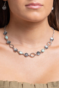 Open Door Jewelry - Casablanca Chic - Blue Necklace - Paparazzi Accessories