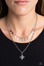 Load image into Gallery viewer, Open Door Jewelry - The Second Star To The LIGHT - Blue Necklace - Paparazzi Accessories
