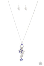 Load image into Gallery viewer, five-dollar-jewelry-starry-statutes-blue-necklace-paparazzi-accessories
