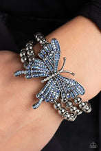 Load image into Gallery viewer, Open Door Jewelry - First WINGS First - Blue Bracelet - Paparazzi Accessories
